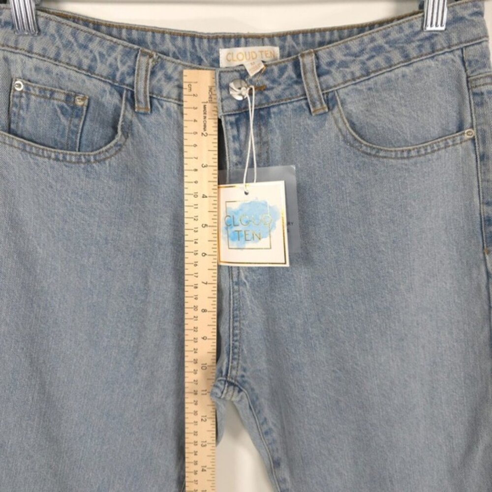 NWT CLOUD TEN Hi Rise Distressed Ripped at Knees Jeans Style CP2398 Size M - Picture 6 of 14